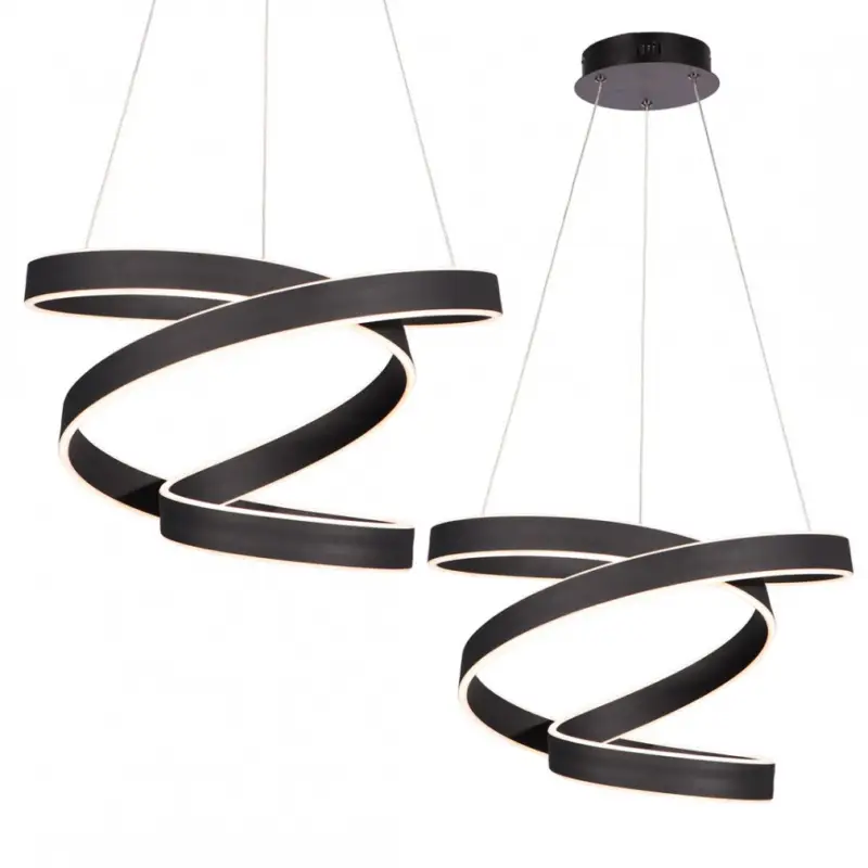 Függesztett lámpa ANDROMEDA BLACK 100W LED Gyors kiszállítás