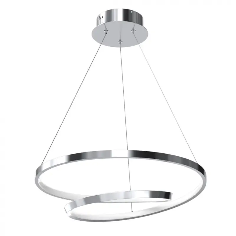 Függesztett lámpa LUCERO CHROME 48W LED Népszerű