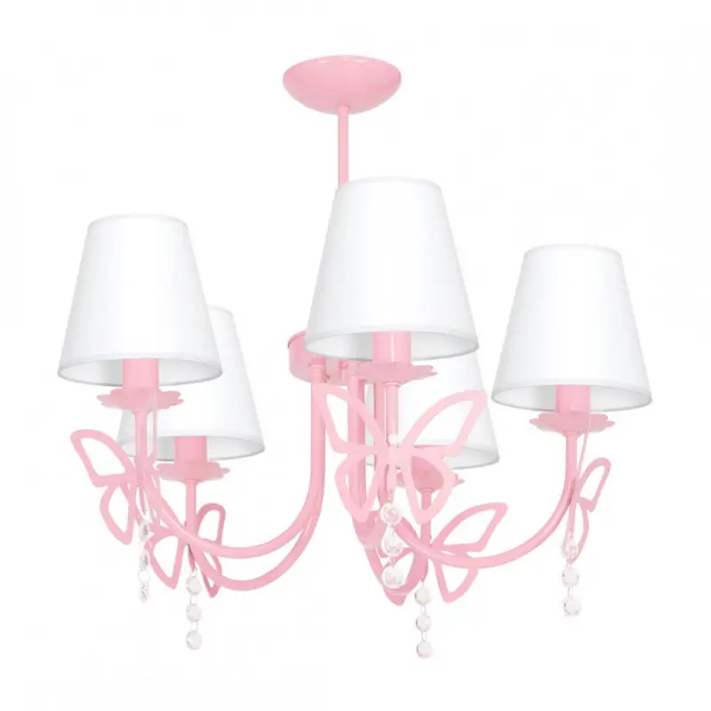 Korlátozott ajánlat Csillár CHARLOTTE PINK 5xE14