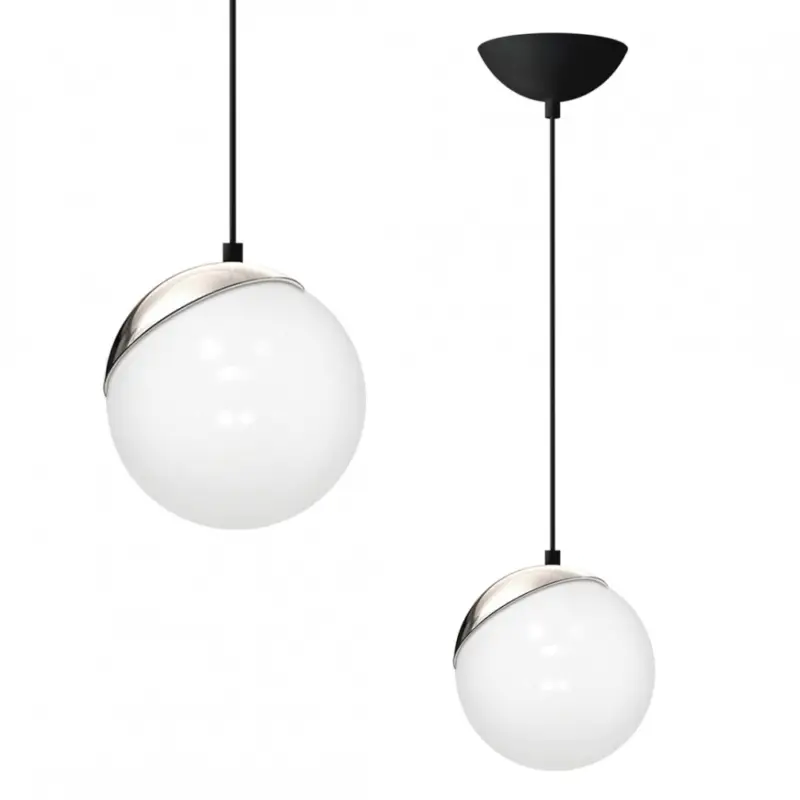 Különleges ajánlat Függesztett lámpa SFERA BLACK/CHROME 1xE14