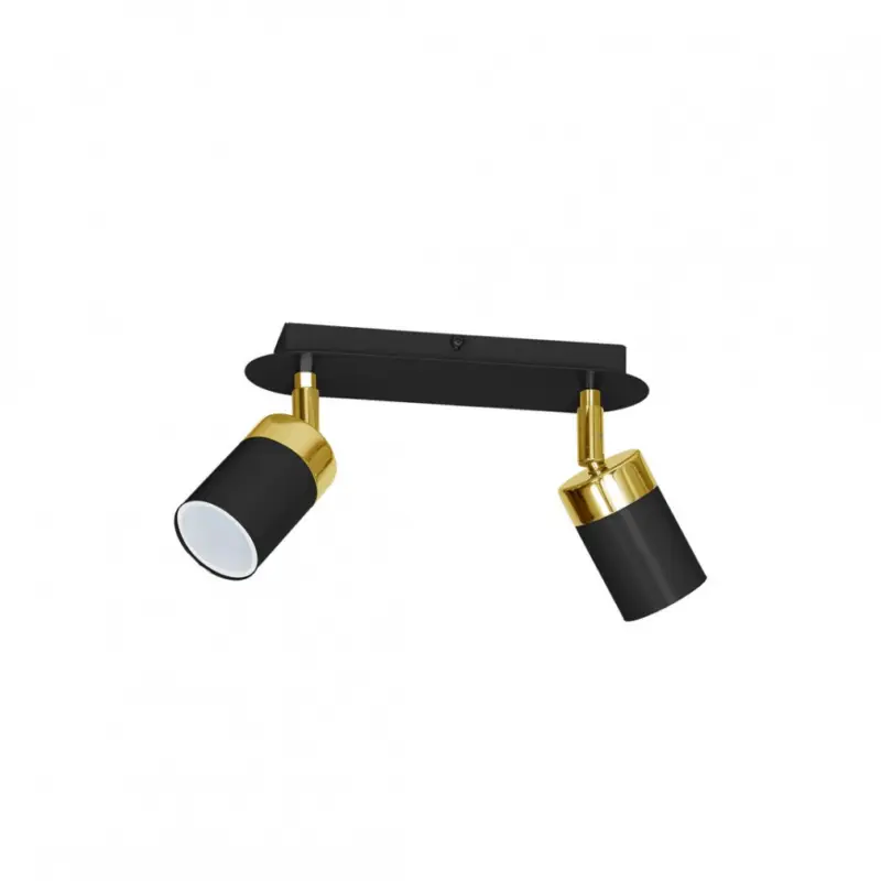 Mennyezeti lámpa JOKER BLACK/GOLD 2xGU10 Legnépszerűbb