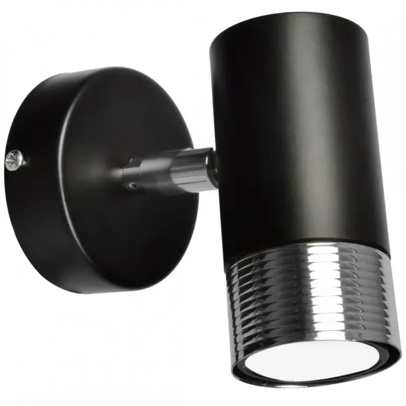 Fali lámpa DANI BLACK/CHROME 1xGU10 Azonnal elérhető