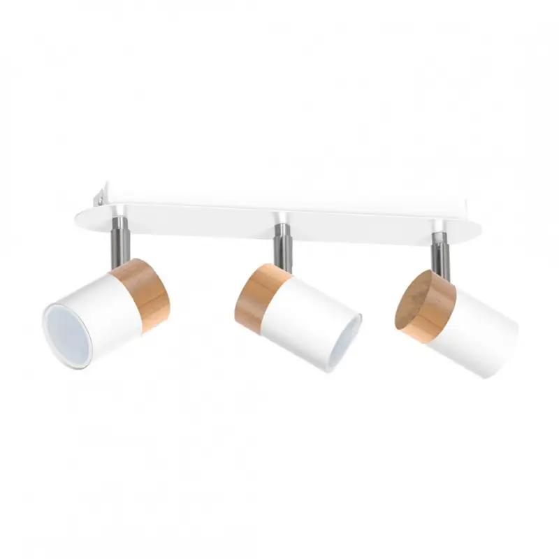 Mennyezeti lámpa JOKER WHITE/WOOD 3xGU10 Végkiárusítás