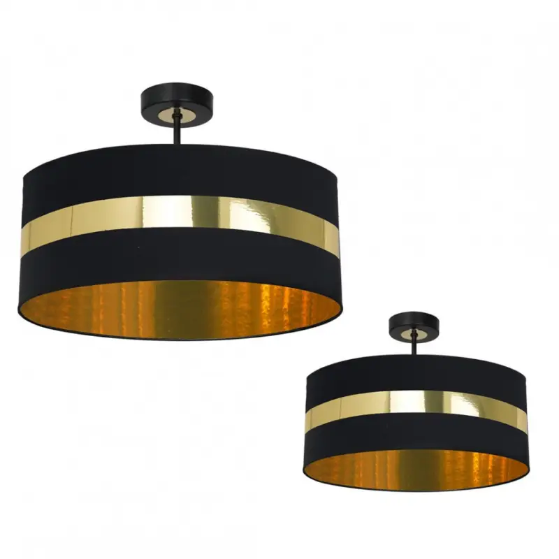 Nézd meg most Mennyezeti lámpa PALMIRA BLACK / GOLD 1xE27