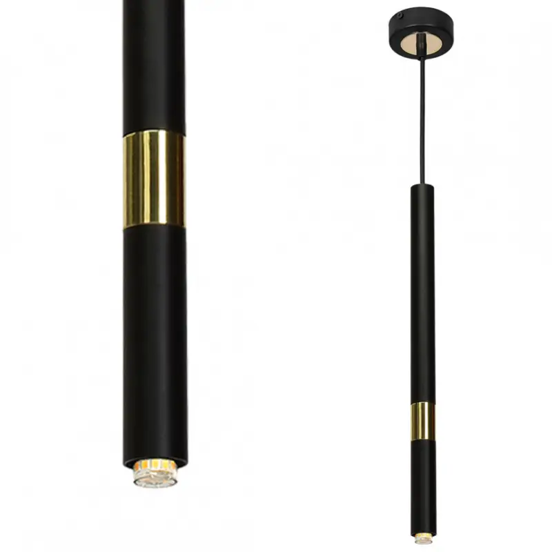 Olcsó Függesztett lámpa MONZA BLACK/GOLD 1xG9 8W