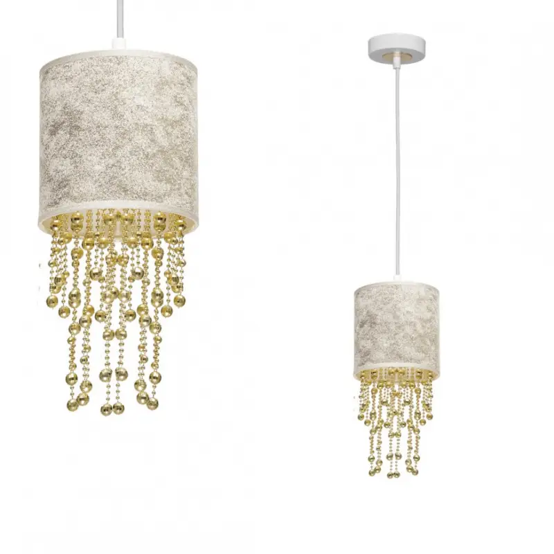 Exkluzív ajánlat Függesztett lámpa ALMERIA WHITE/GOLD 1xE27