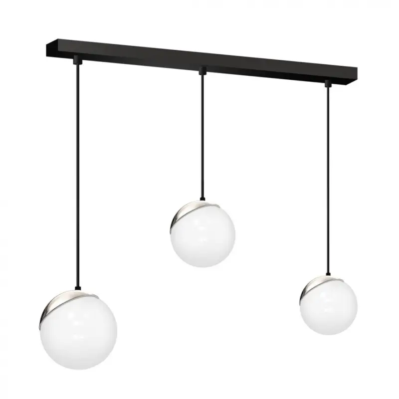 Gyors kiszállítás Függesztett lámpa SFERA BLACK/CHROME 3xE14