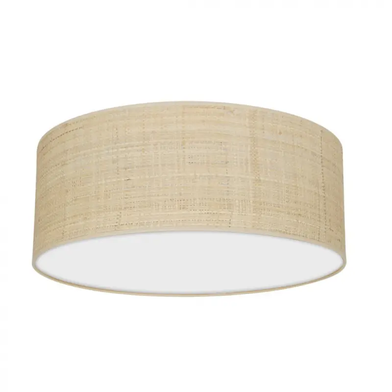 Mennyezeti lámpa MARSHALL WHITE / RATTAN 2xE27 Ø40cm Expressz kézbesítés