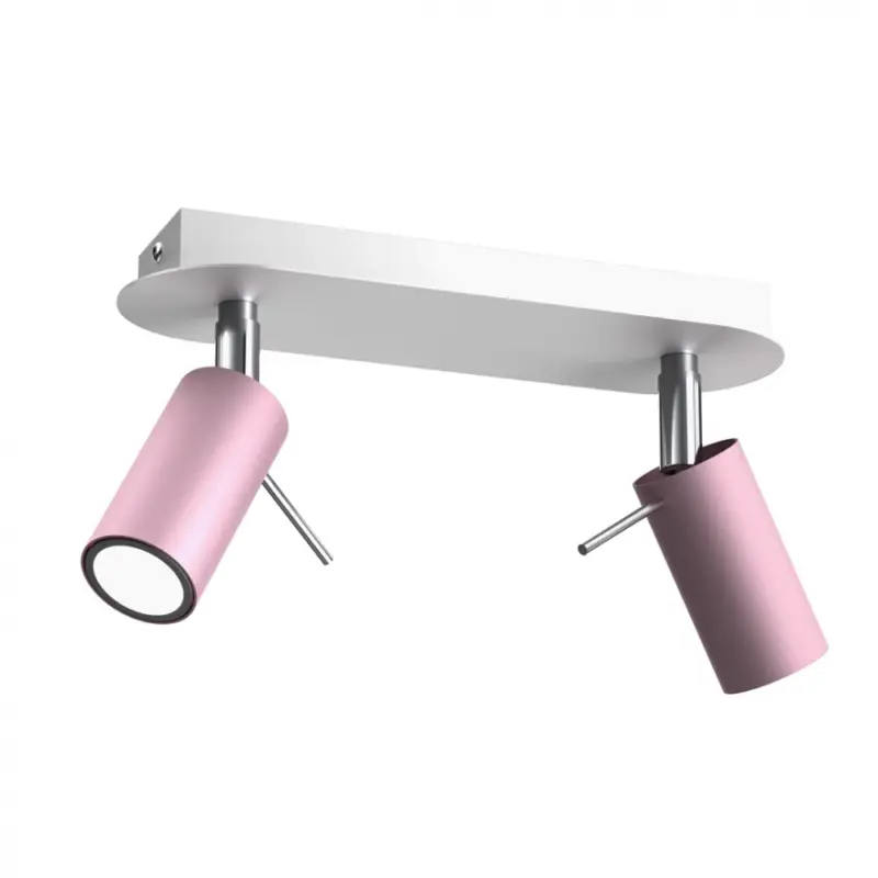 Csak ma Mennyezeti lámpa PRESTON PINK/WHITE 2x mini GU10