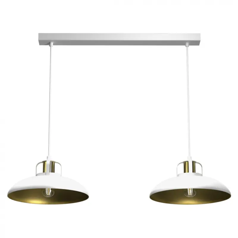 Outlet Függeszték FELIX WHITE/GOLD 2xE27