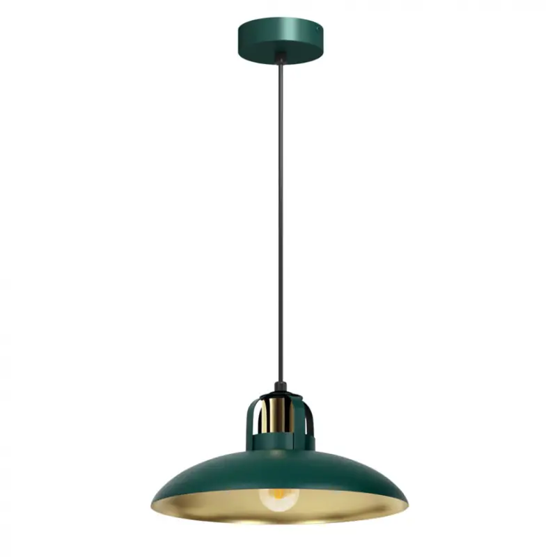 Függeszték FELIX GREEN/GOLD 1xE27 Biztonságos fizetés