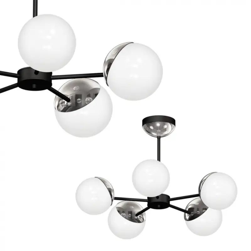 Ajánlat Csillár SFERA BLACK/CHROME 5xE14