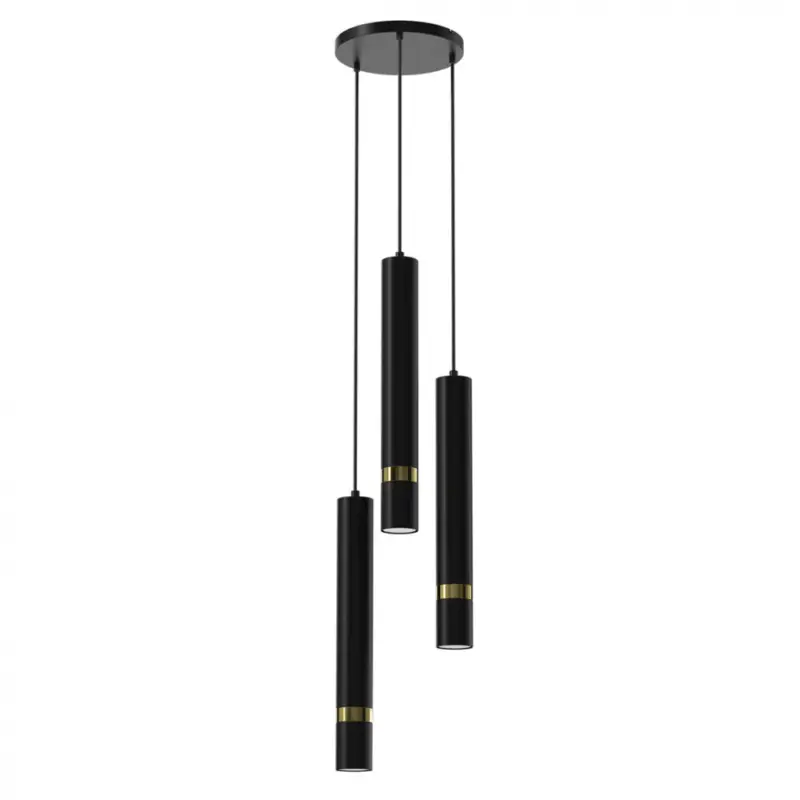 Biztonságos vásárlás Függeszték JOKER BLACK/GOLD 3xGU10
