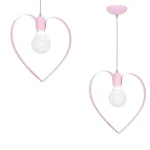 Végkiárusítás Függesztett lámpa AMORE PINK 1xE27
