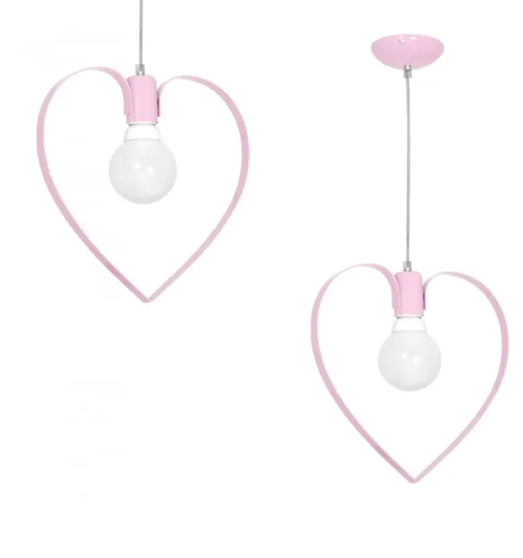 Végkiárusítás Függesztett lámpa AMORE PINK 1xE27