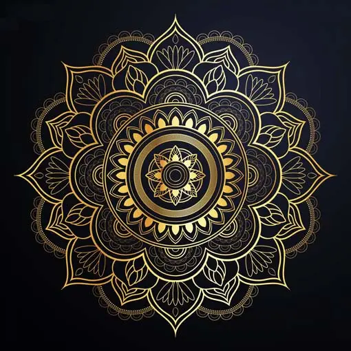 Arany mandala - üvegkép Nézd meg most