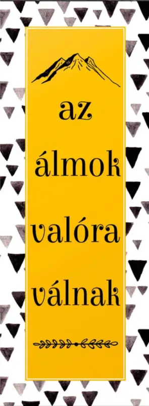 Az álmok - motivációs vászonkép Árcsökkenés