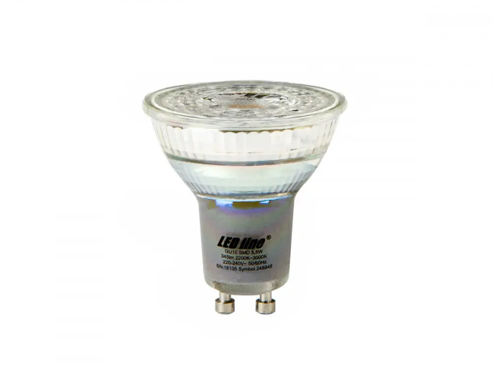 Újdonság LED line® GU10 5,5W 2200-3000K 345lm 220-240V