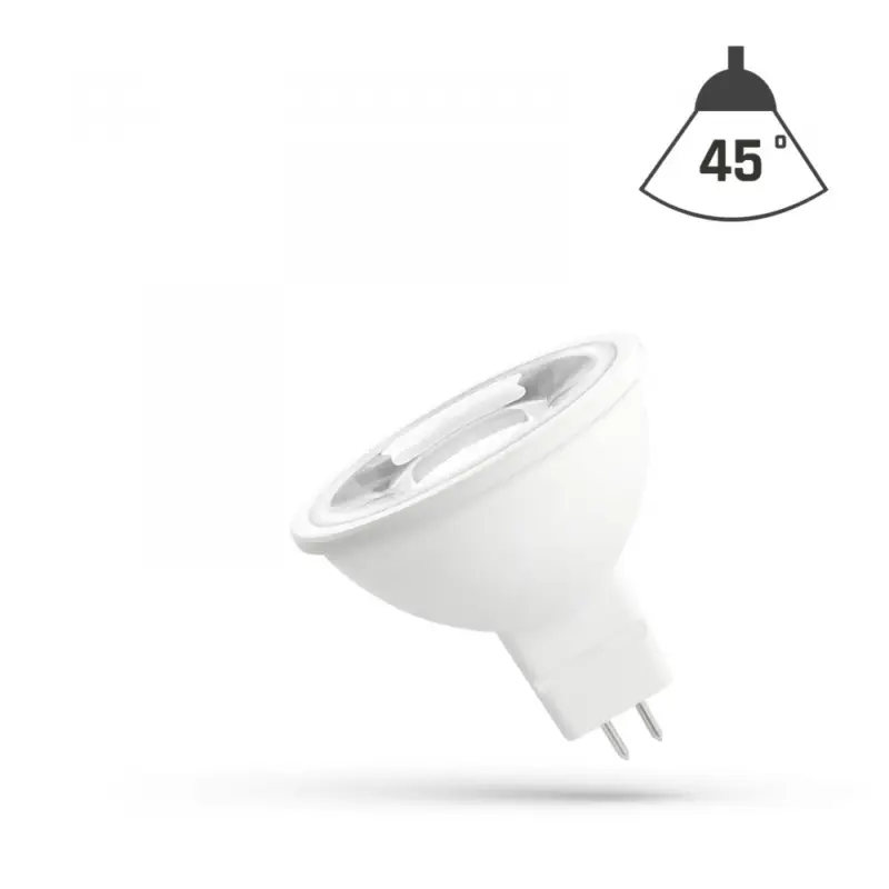 Rendeld meg most LED MR16 12V 4W SMD 45 DEGREES NW WITH LENSSPECTRUM