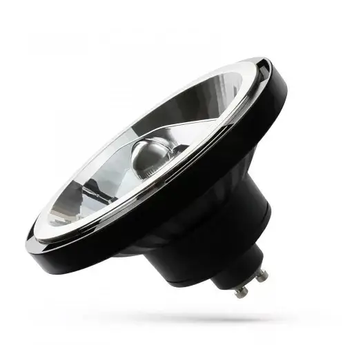 Utolsó esély LED AR111 GU10 230V 12W COB 15 fok NW FEKETE SPECTRUM