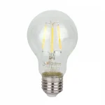 Árcsökkenés LED line LITE LED bulb E27 4W 4000K 480lm 220-240V FILAMENT A60 GLOBE