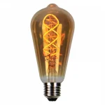 LED line PRIME LED bulb E27 4W 1800K 210lm 220-240V FILAMENT ST64 RETRO VINTAGE GOLD DIMMABLE Újdonság