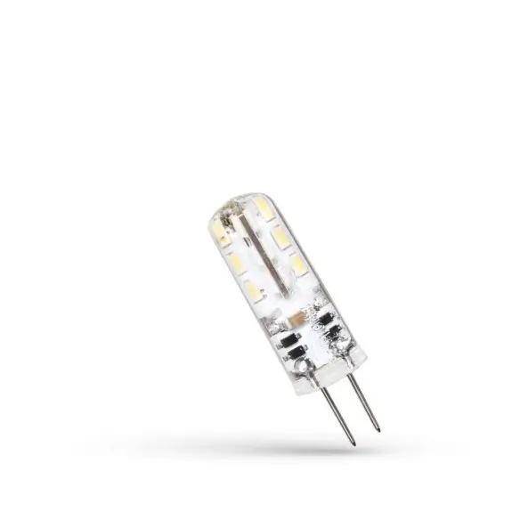 Kiárusítás LED G4 szilikonos kapszula 12V 1,5W WW 10x35mm
