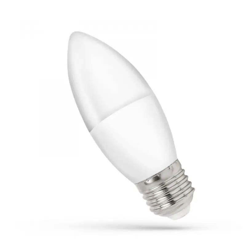 Alacsony ár LED CANDLE C38 E-27 230V 8W NW SPECTRUM