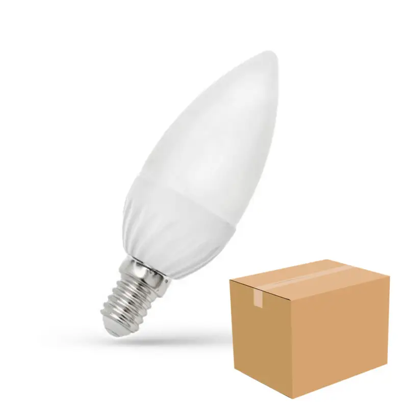 LED Gyertya E14 230V 6W WW - kartonos (100 db) Biztonságos vásárlás