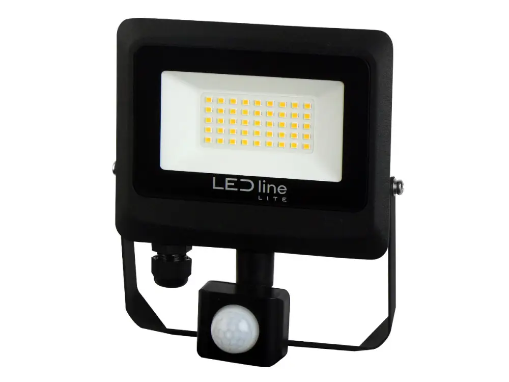 Szuper ajánlat LEDline LITE Floodlight PHOTON 30W 4000K 3000lm with motion sensor