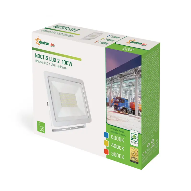 Expressz kézbesítés NOCTIS LUX 2 SMD 230V 100W IP65 NW fehér