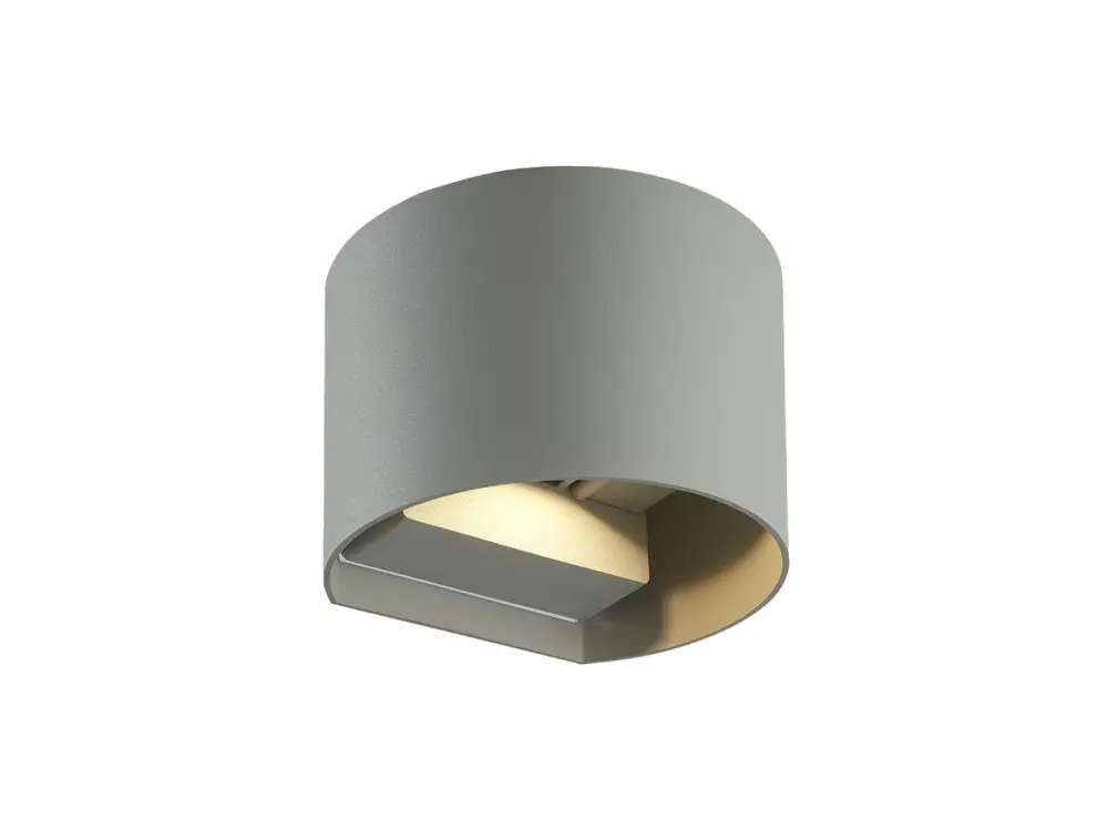 LEDline LITE Outdoor wall mounted luminaire LED 2x3W 4000K IP54 gray CILINDER Végkiárusítás