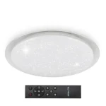 Asalite LED Mennyezeti Lámpa LIZA 48W 3000K/4000K/6500K (4080 lumen) Kerek/Csillagos + Távirányító CCT Utolsó esély
