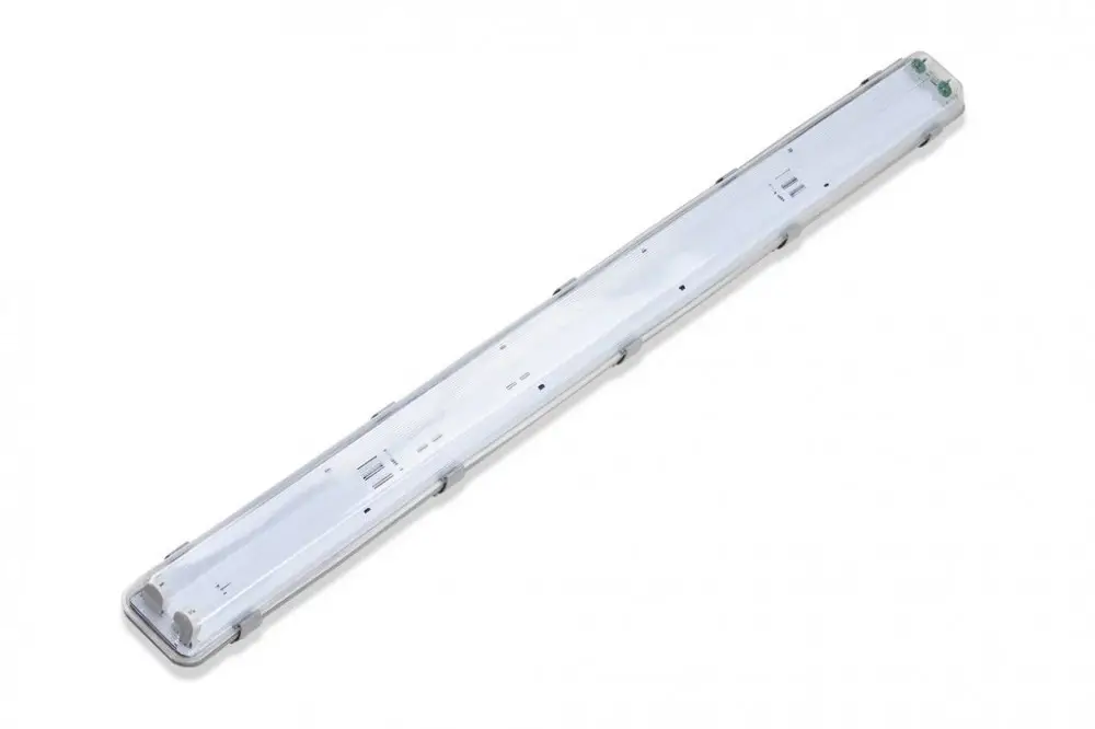 Asalite Prémium IP65 Por-és Páramentes Armatúra 2x120cm T8 LED Csőre Előkészítve (2x18W fénycső nem tartozék) Gyors szállítás
