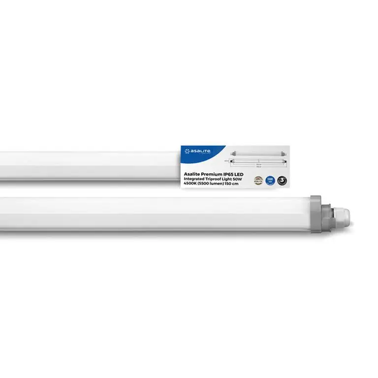Asalite Prémium IP65 Por-és Páramentes Integrált LED Armatúra 150cm 50W 4500K (5500 lumen) Különleges ajánlat