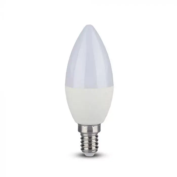 V-TAC LED izzóinfra távirányítóval E14 C37 3.5W 200° RGB + 6400K gyertya - 2771 Szezonális akció