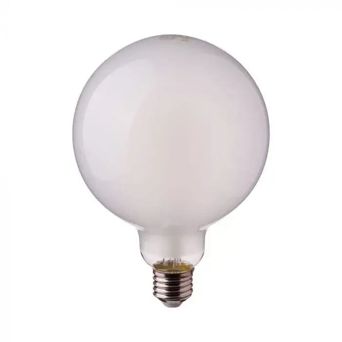 V-TAC Opál LED izzó filament COGE27 G95 7W 6400K nagygömb - 7188 Gyors kiszállítás