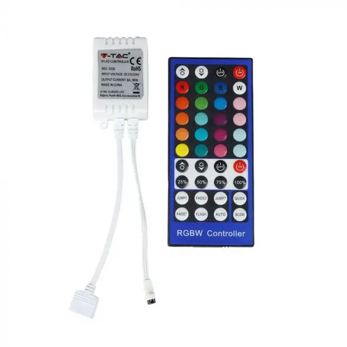 V-TAC LED szalaghoz RGB+W vezérlő - 3326 Újdonság