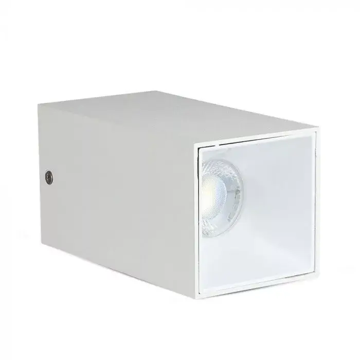 Prémium V-TAC Led GU10 Spot Falon kívüli keret téglalap forma - fehér - 8583