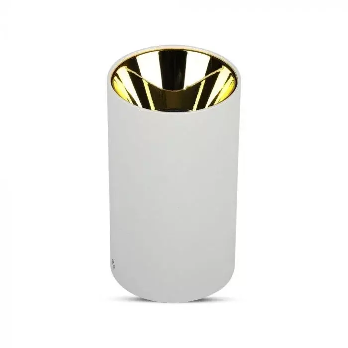 Biztonságos fizetés V-TAC Led GU10 Spot Falon kívüli keret kör forma - fehér,arany - 8591