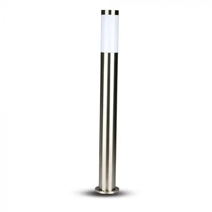 Csak ma V-TAC Kerti lámpa 1xE27 800 mm IP44 - matt króm - 8625