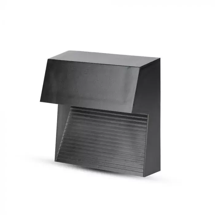 V-TAC Led lépcsőlámpa négyzet forma 3W fekete 3000K - 1398 Árengedmény