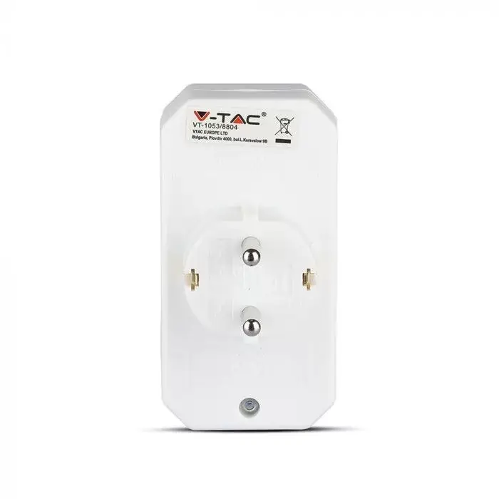 V-TAC 2-1K Hálózati elosztó (2 euro, 1 földelt) 2 x 2.5A 1 x 16A - 8804 Árengedmény
