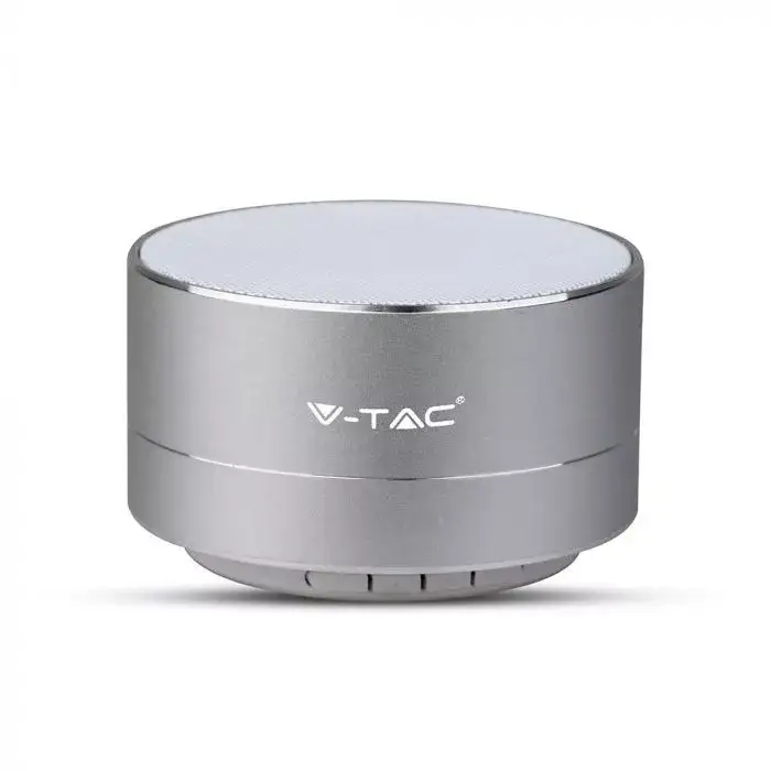 V-TAC Bluetooth hangszóró 3W 400mAh - ezüst - 7713 Outlet