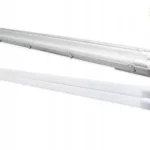 Legkelendőbb ML LED Átlátszó lámpatest fénycső armatúra 120 cm IP65 (2x18W LED 4000K 120 cm üveg csővel) - ML5662N