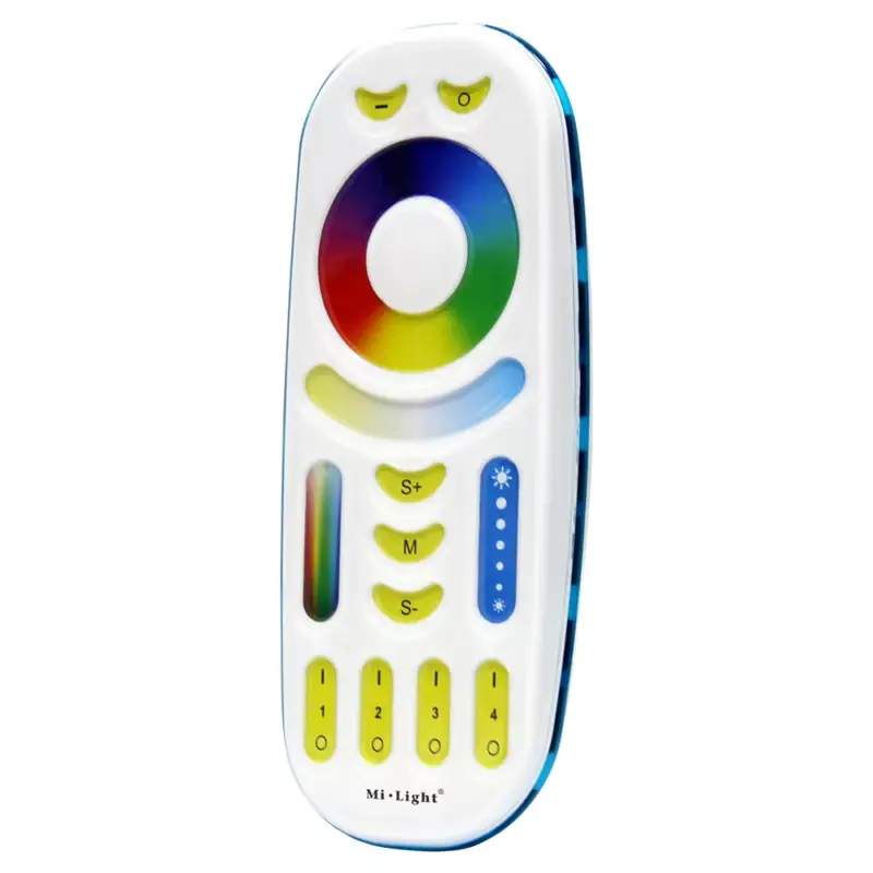 Szuper ajánlat Mi Light - Miboxer RF Távirányító RGB+Fehér, RGB+Hideg/Meleg fehér LED szalaghoz 4 zónás - FUT092