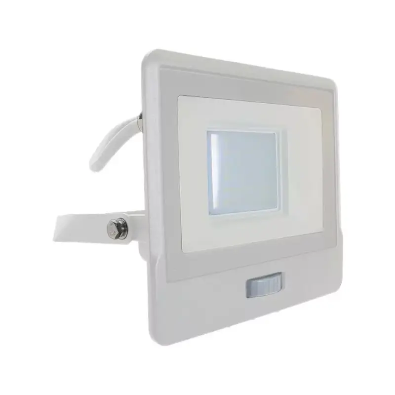 Vásárlói kedvenc V-TAC 30W MOZGÁSÉRZÉKELŐS LED REFLEKTOR 100° 4000K FEHÉR HÁZAS (SAMSUNG CHIP) - 20299