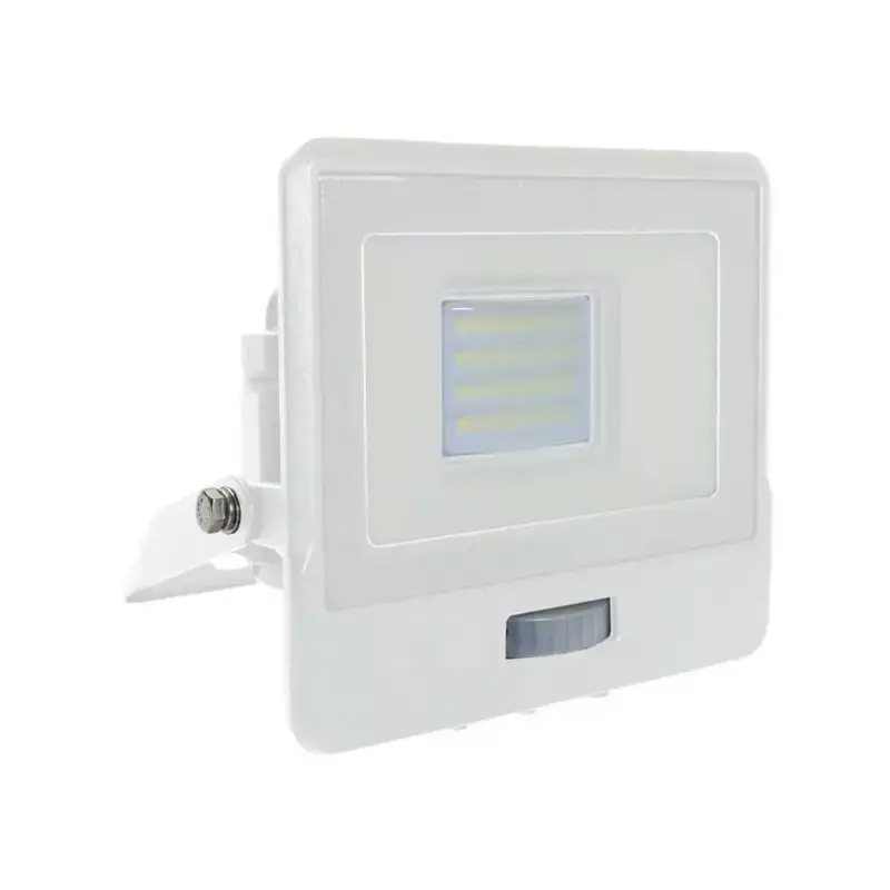V-TAC 20W MOZGÁSÉRZÉKELŐS LED REFLEKTOR 100° 6500K FEHÉR HÁZAS (SAMSUNG CHIP) - 20273 Szezonális akció