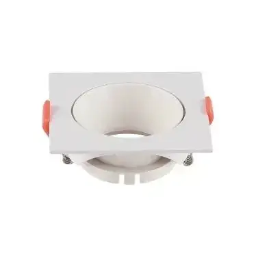 V-TAC Led GU10 Spot Keret négyzet beépíthető - fehér + fehér - 6650 Korlátozott ajánlat