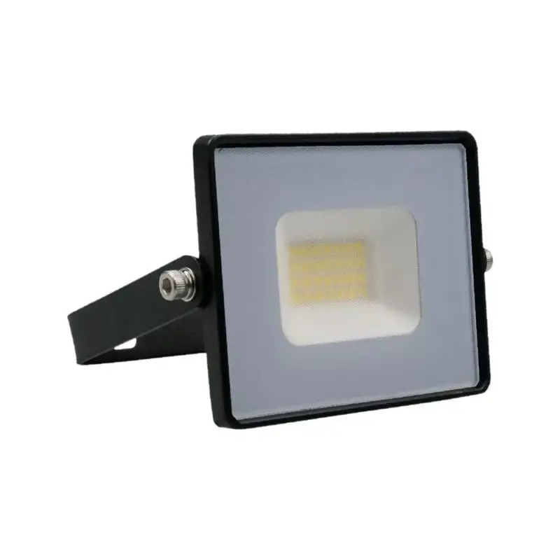 Olcsó V-TAC 20W LED reflektor E-széria 110° 3000K fekete házas - 215946
